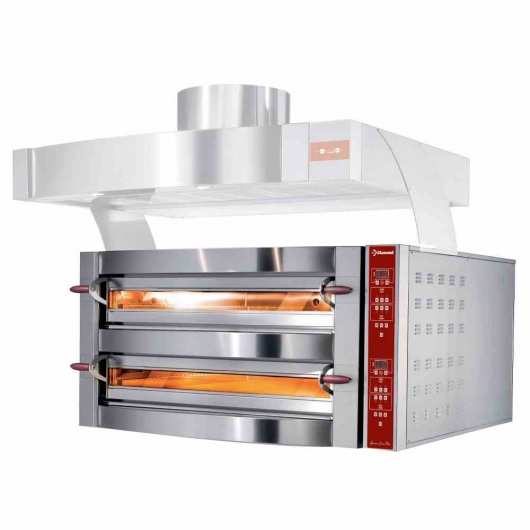 Four électronique 2 chambres pour pizzas D. 350 mm