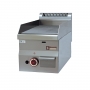 Plancha gaz de table, 1 zone de chauffe lisse