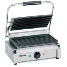 Grill contact "Panini" surface rainurée