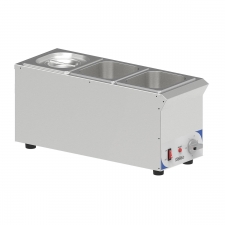 Bain-marie à sauce bacs GN 1/6 H. 150 mm