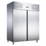 Armoire froide négative inox 1400 L, 2 portes pleines