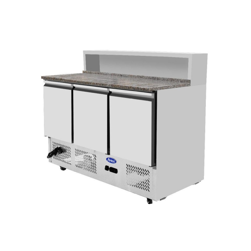 Saladette pizza 3 portes 380l