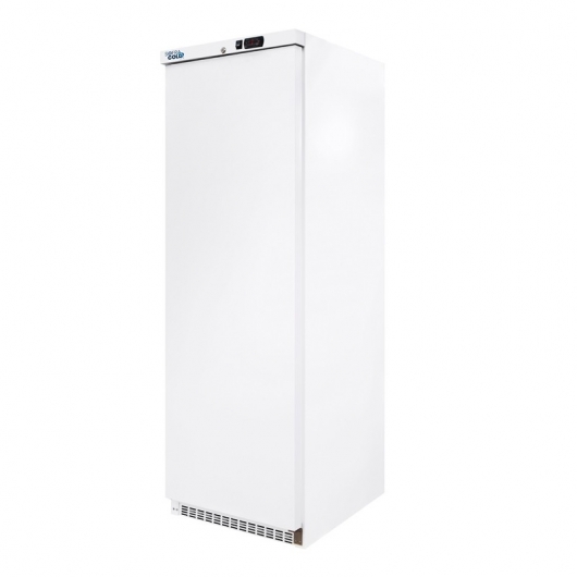 Armoire réfrigérée positive 400 L laquée blanche porte pleine