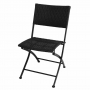 Chaises pliantes en rotin PE (lot de 2)