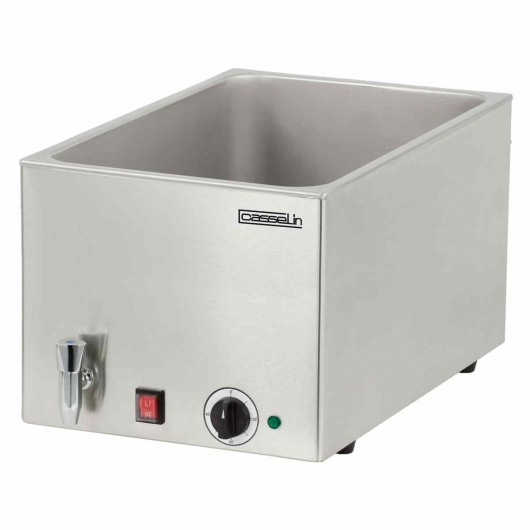 Bain-marie robinet de vidange GN 1/1 200 mm