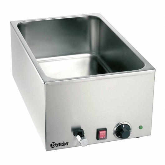 Bain-marie, 1/1 GN avec robinet de vidange