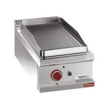 Grill gaz rainuré P. 700 mm