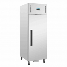 Armoire froide positive inox 600 L, 1 porte GN 2/1