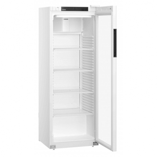 Armoire froide positive époxy blanc avec porte vitrée - 400 L