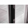 Arrière-bar trois portes pivotantes Série G noir 320L