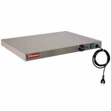 Top chauffant en inox largeur 500 mm