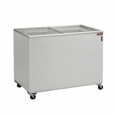 Congélateur coffre avec couvercles coulissants 400 L
