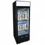 Vitrine positive avec bandeau lumineux 1 porte