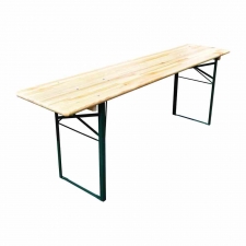 Table pliante 220 cm x 50 cm