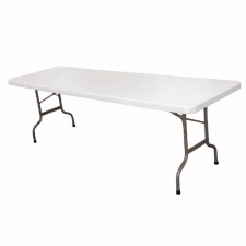 Table pliable au centre Bolero blanche 
