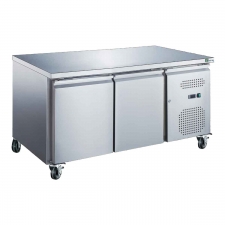 Table réfrigérée pâtissière 600x400 série STAR 2 portes dessus inox