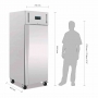 Armoire froide négative inox 650 L, 1 porte GN 2/1 - Série U