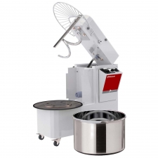 Pétrin à spirale tête relevable cuve amovible 2 vitesses 33 L