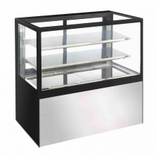 Vitrine à pâtissierie droite capacité 385 L largeur 1200 mm