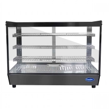 Vitrine chauffante de comptoir droite 200 L