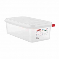 Lot de 4 boîtes alimentaires GN 1/3 4L thermorésistantes 