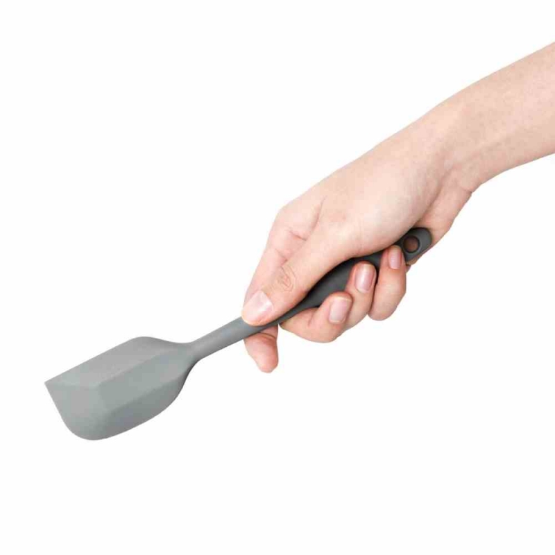 Mini spatule maryse grise en silicone résistant à la chaleur - Boulevard  des pros
