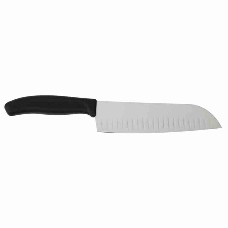 Couteau Japonais Santoku alvéolée 17 cm - Ducatillon