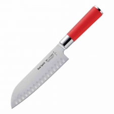 Couteau Santoku alvéolé Red Spirit 180 mm