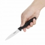 Couteau d'office lame droite noir 75 mm