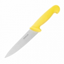 Couteau de cuisinier jaune 160 mm