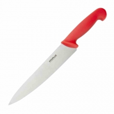 Couteau de cuisinier rouge 215 mm