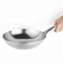 Wok fond plat en acier doux 25,4 cm