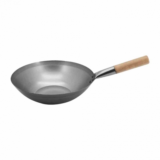 Wok en acier doux 33 cm