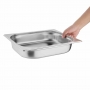 Bac gastronorme inox GN 1/2 65 mm 