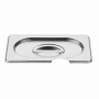 Couvercle inox GN1/9 avec encoche 