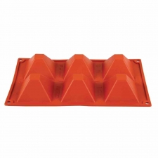 Plaque 6 pyramides en silicone Formaflex