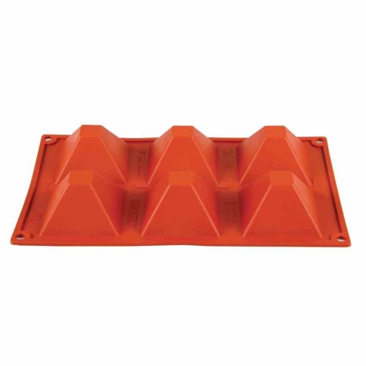 Plaque 6 pyramides en silicone Formaflex