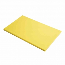 Planche à découper en polyéthylène haute densité  jaune
