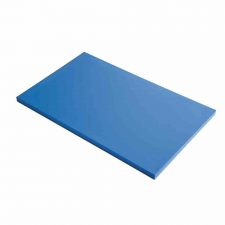 Planche à découper en polyéthylène haute densité  bleue