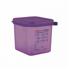 Bac hermétique violet antiallergénique GN1/6 2,6L