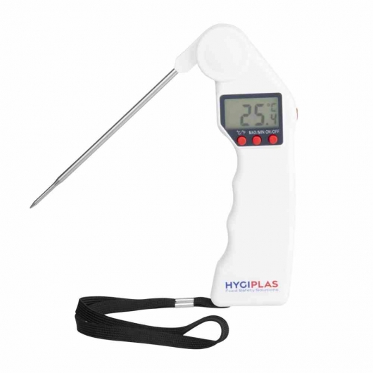 Thermomètre à sonde pliable Easytemp blanc