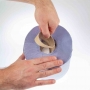 Essuie-mains x6 2 plis à dévidage central contact alimentaire bleu