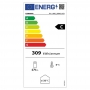 Armoire froide ventilée blanche 180 L, +2 à +15°C