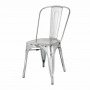 Chaises bistro en acier (lot de 4)