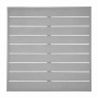 Plateau de table carré en aluminium gris clair 700 mm