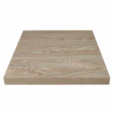 Plateau de table carré effet bois clair 60 cm