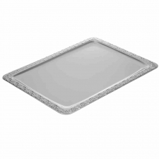 Plateau de service rectangulaire inox 420 x 310 mm