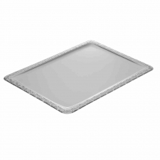 Plateau de service rectangulaire inox 500 x 360 mm