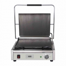 Grand grill de contact simple lisse/lisse