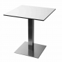 Pied de table carré inox 